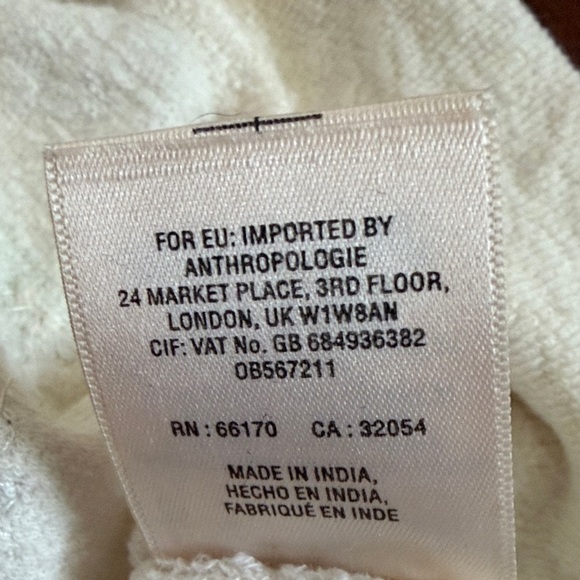 Anthropologie Tank Top - Cream with Colorful Sequins XS - Picture 4 of 5